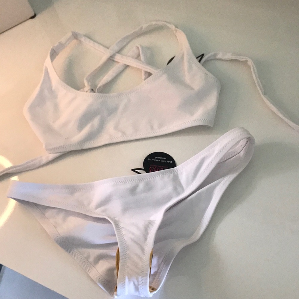 White bikini